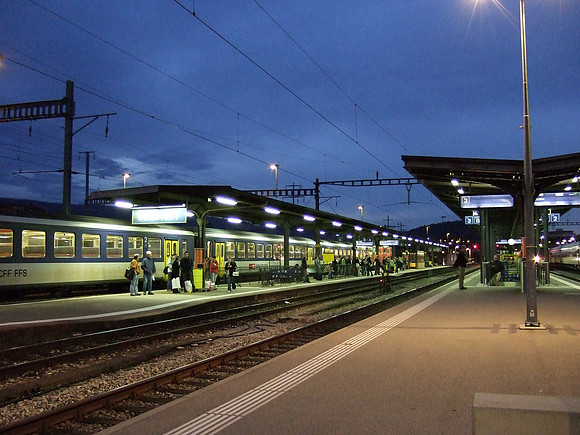 Delémont, la gare